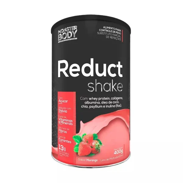 REDUCT SHAKE SABOR FRUTILLA MONSTER BODY 400G