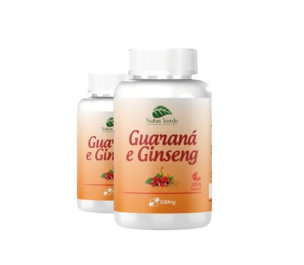 GUARANA E GINSENG NATUS VERDE 100 CAPSULAS