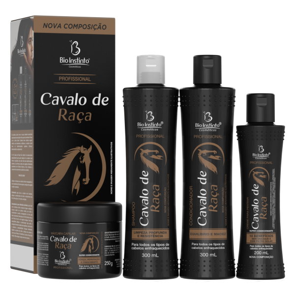 KIT CAPILAR CAVALO DE RAÇA