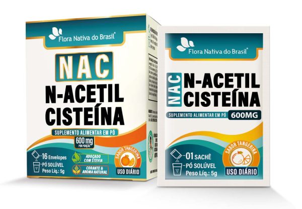 NAC N-ACETILCISTEINA FLORA NATIVA DO BRASIL 16 SOBRES