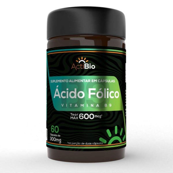 ACIDO FOLICO VITAMINA B9 ACTIBIO 60CÁPSULAS