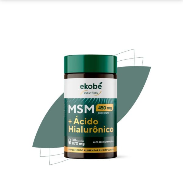 MSM + ACIDO HIALURONICO EKOBE 30 CAPSULAS