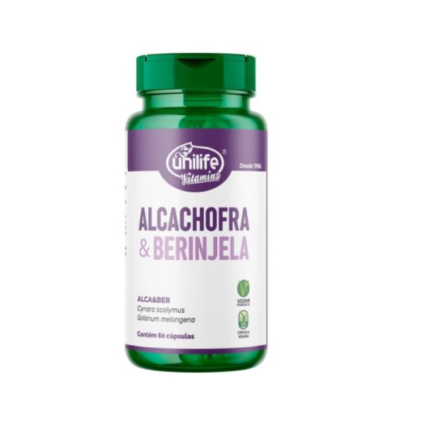 ALCACHOFRA & BERINJELA UNILIFE 60 CAPSULAS