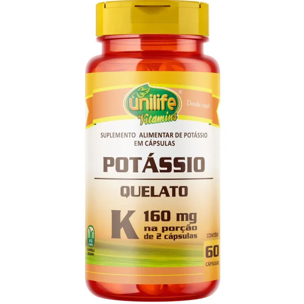 POTASSIO QUELATO UNILIFE 60 CAPSULAS