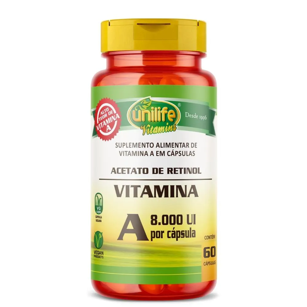 VITAMINA A UNILIFE 60 CAPSULAS