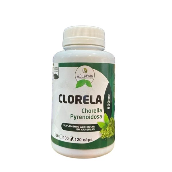 CLORELA UNI ERVAS 120 CAPSULAS