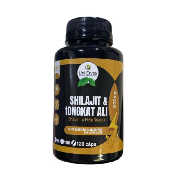 SHILAJIT & TONGKAT ALI UNI ERVAS 120 CAPSULAS