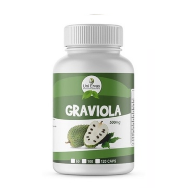 GRAVIOLA UNI ERVAS 120 CAPSULAS