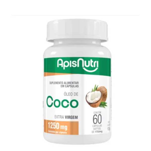 OLEO DE COCO APIS NUTRI 60 CAPSULAS