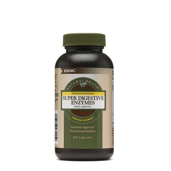 SUPER  DIGESTIVE ENZYMES GNC 100 CAPSULAS