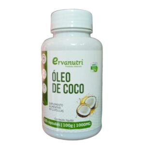 OLEO DE COCO ERVANUTRI 100 CAPSULAS