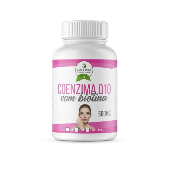 COENZIMA Q10 CON BIOTINA UNI ERVAS 120 CAPSULAS