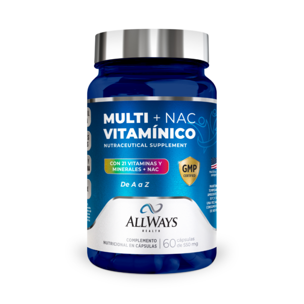 MULTIVITAMÍNICO + NAC ALLWAYS 60 CAPSULAS