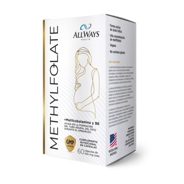 METHYLFOLATE ALLWAYS 60 CAPSULAS