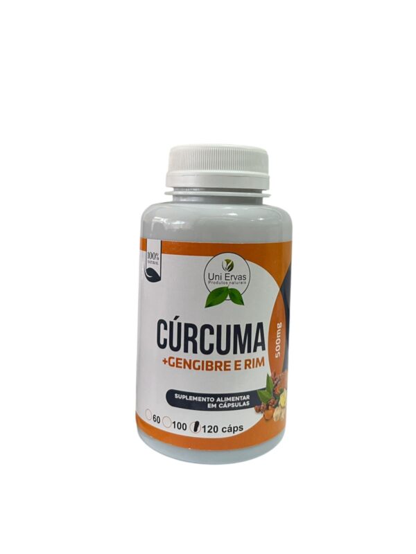 CURCUMA +GENGIBRE E RIM 120 CAP UNIERVAS