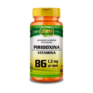 VITAMINA B6 PIRIDOXINA UNULIFE 60 CAP