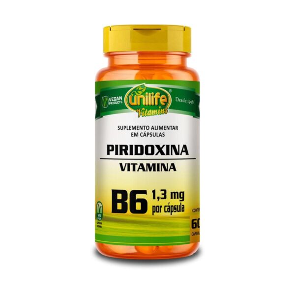 VITAMINA B6 PIRIDOXINA UNULIFE 60 CAP
