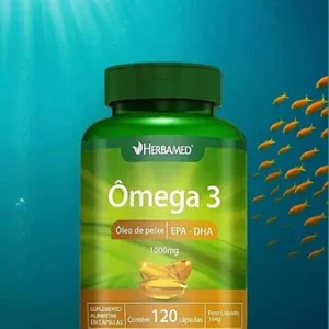 Omega 3 1000mg HERBAMED 120 capsulas