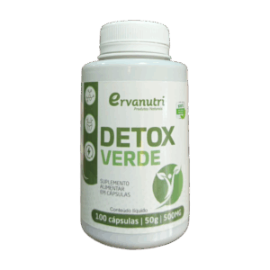 Detox Verde 100 capsulas 500 mg ErvaNutri
