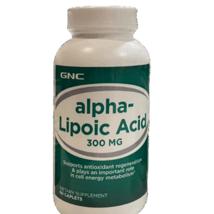 Ácido Alfa Lipoico 300 mg 60 cápsulas GNC Producto Americano